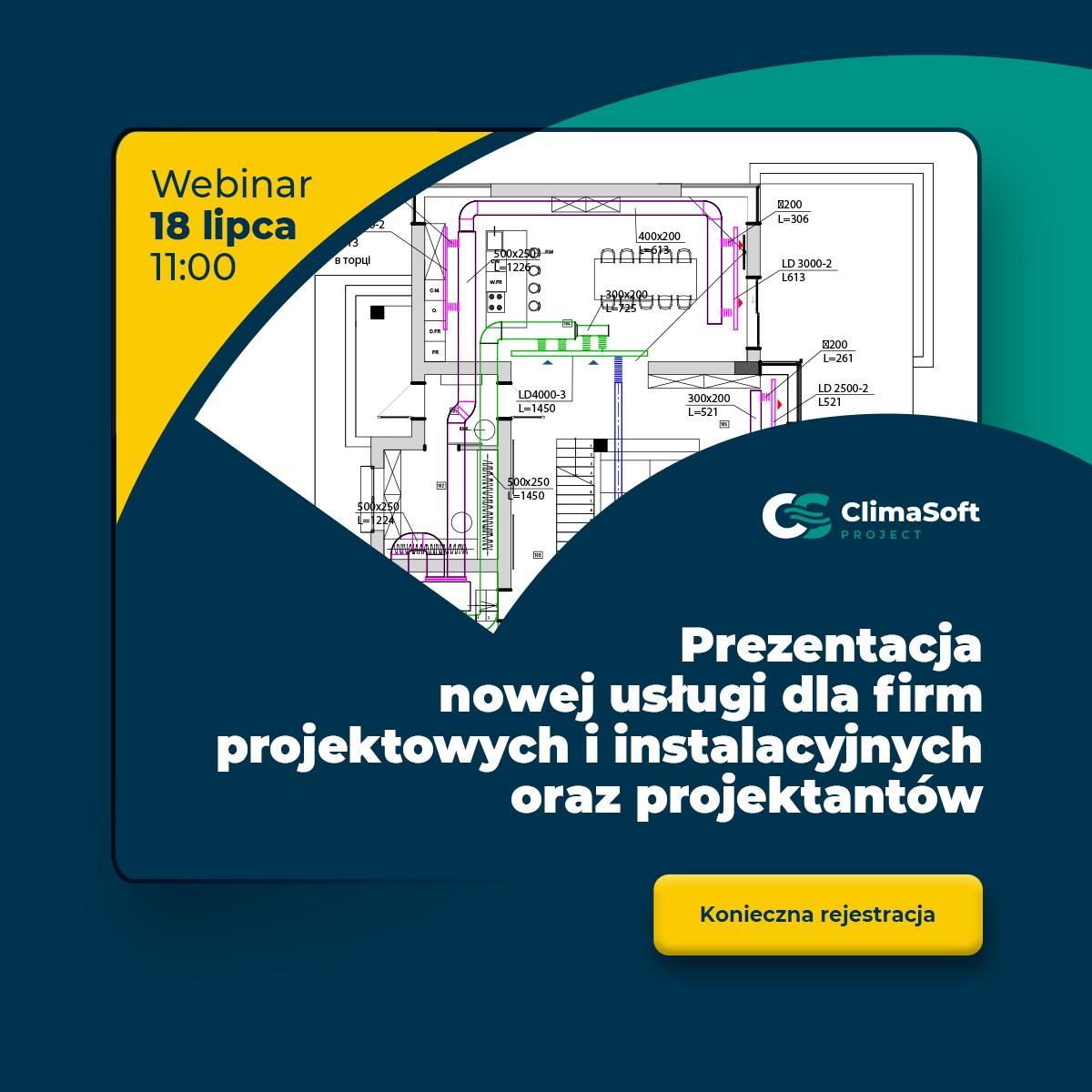 Webinar 18.07: Prezentacja nowej usługi dla firm projektowych i instalacyjnych oraz projektantów